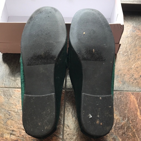 💚🌲JustFab Camri flats, wintergreen, 8.5🌲💚 - Picture 8 of 8